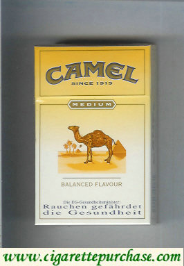 Camel Medium Balanced Flavour cigarettes hard box